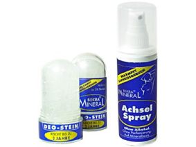 Deodorante minerale Bekra - l'odore di sudore non è più un problema